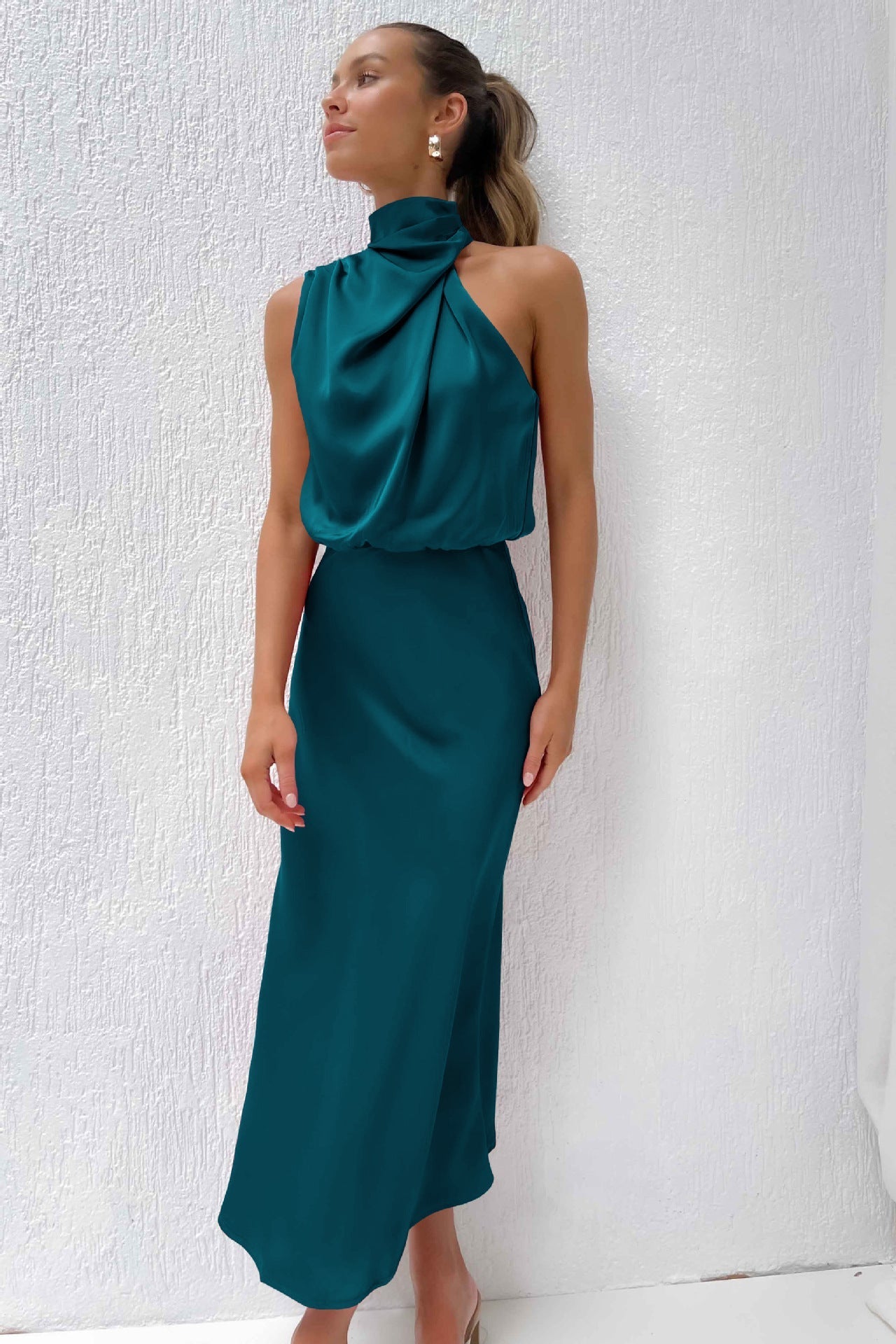 Valeria™ | Abito Lungo con Scollo Halter