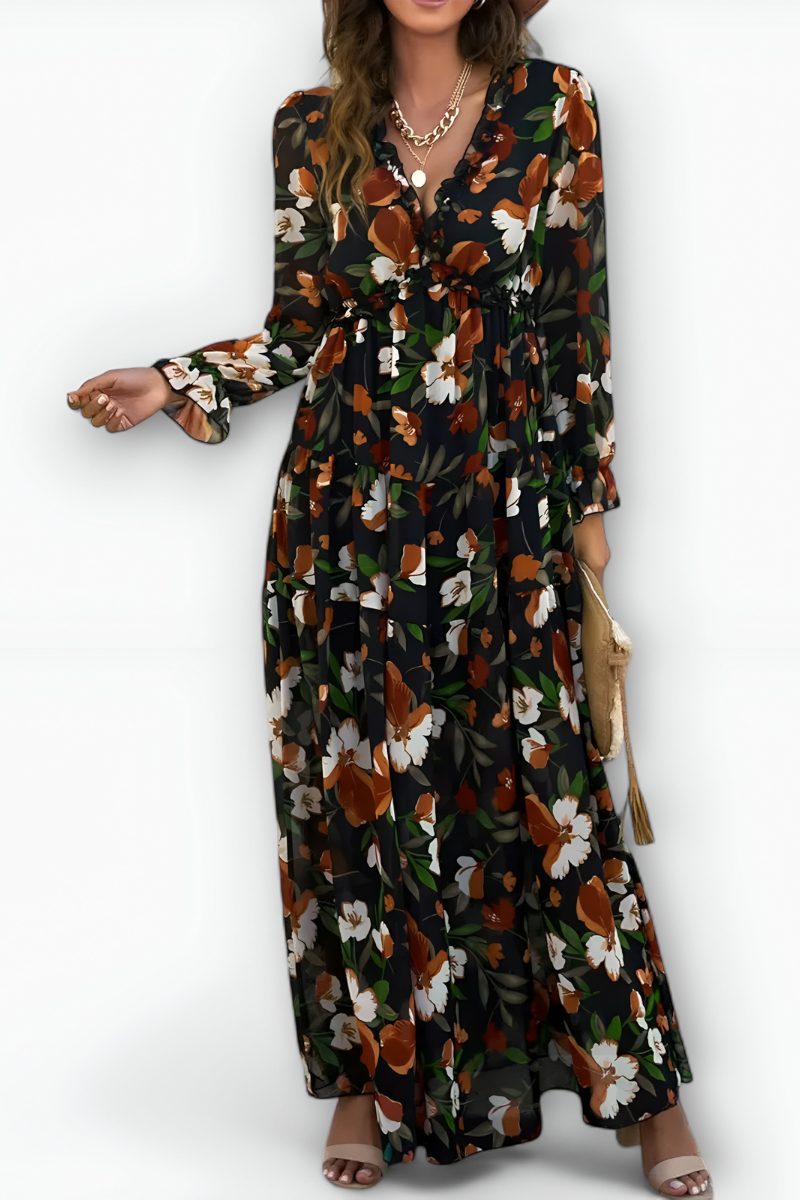 Marleen™ | Abito Elegante a Fiori