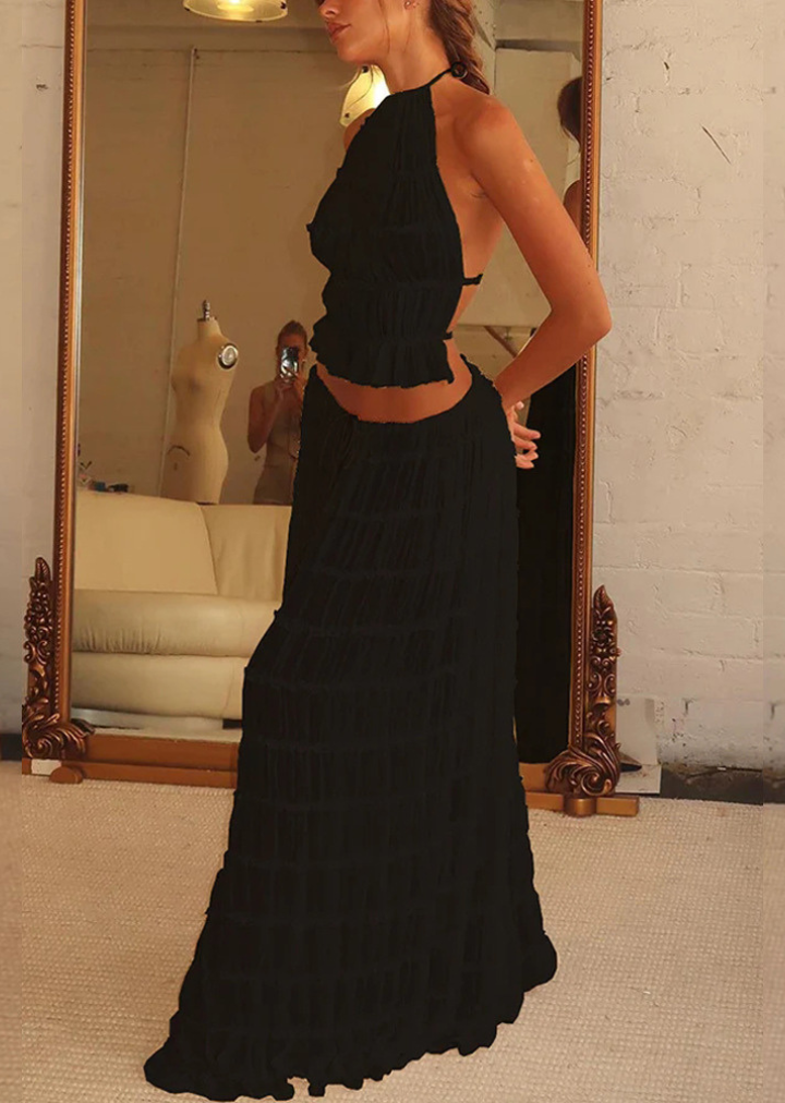 Flora™ | Elegante gonna lunga e top
