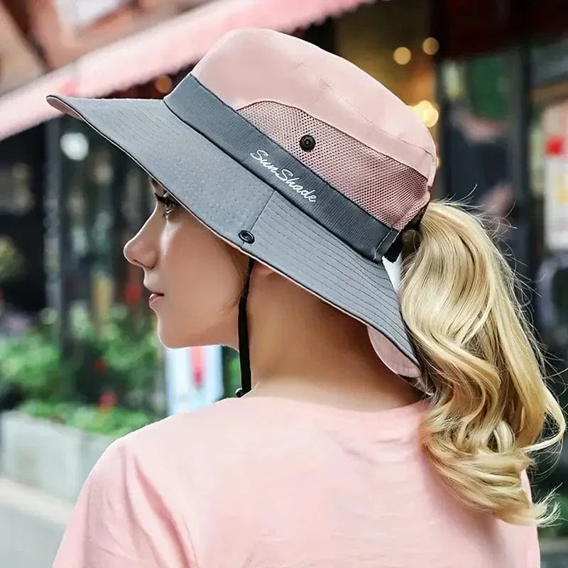 Cappello UV-Protect per Coda di Cavallo