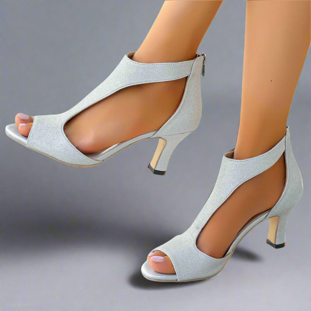 Heidrun | Eleganti Sandali con Tacco Comodi