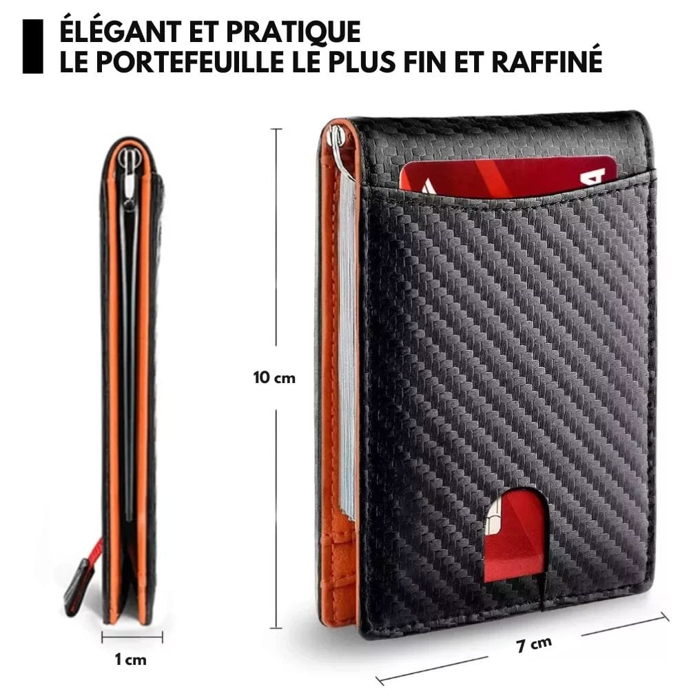 Portafoglio Compatto con Protezione RFID