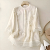 Emily™ | Top con Ricamo Floreale