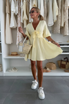 Liva™ |  Abito Boho Mauve con Scollatura a V