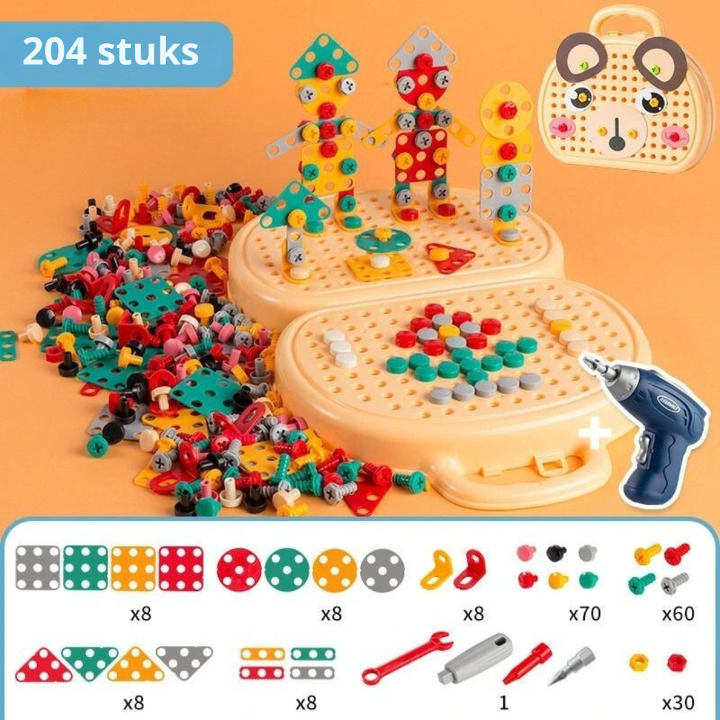 Bambuild™ Montessori Cassetta degli Attrezzi