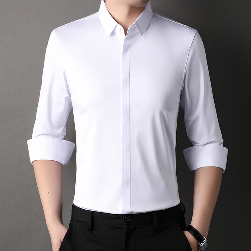 Matteo™ | Camicia Elasticizzata Antipiega da Uomo