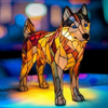 Diesel  | Lampada per cani Magisk in vetro colorato