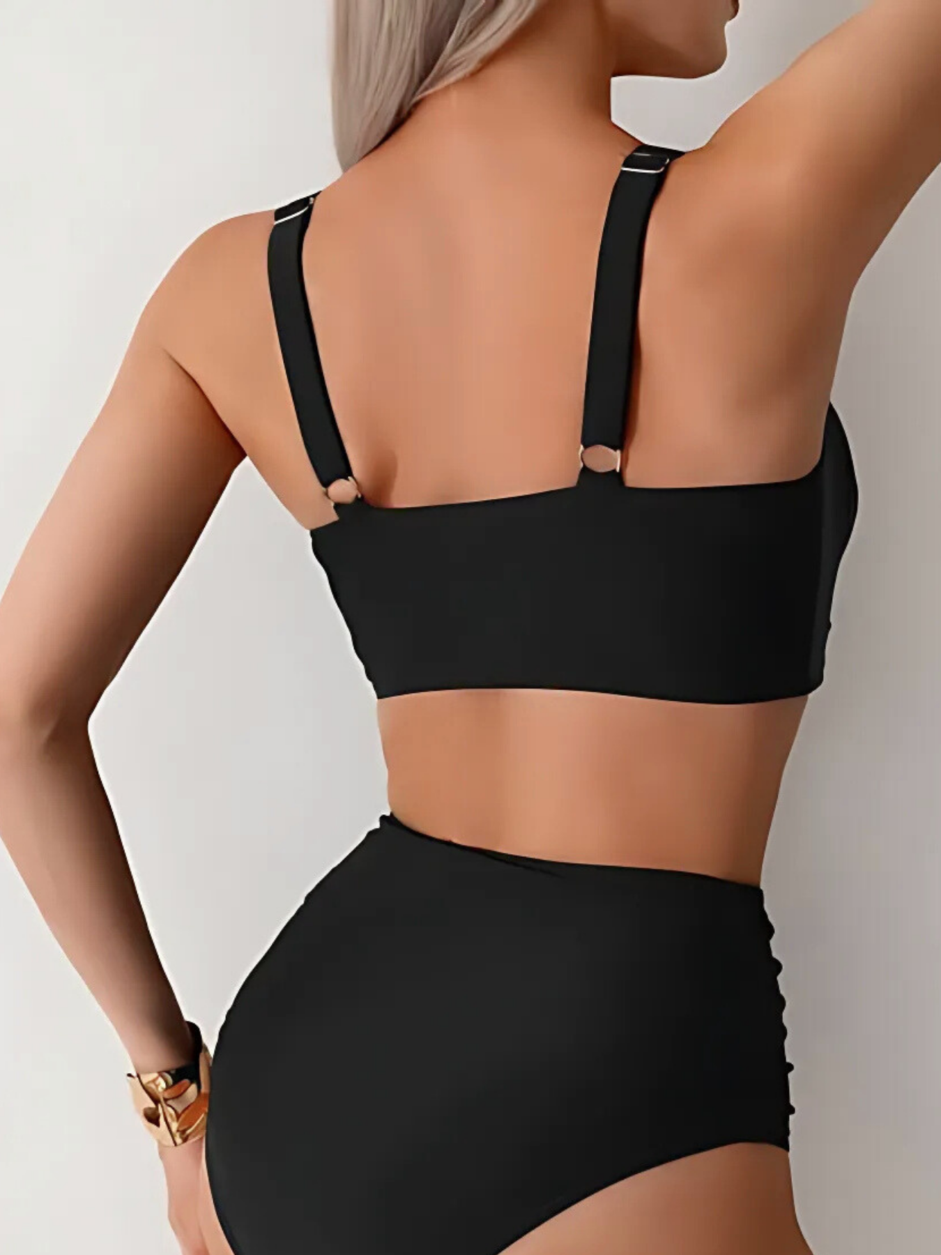 Linda | Bikini bandeau con volant