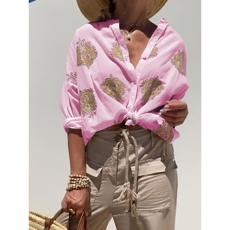 Alessandra™ | Blusa Chic Stile Ibiza