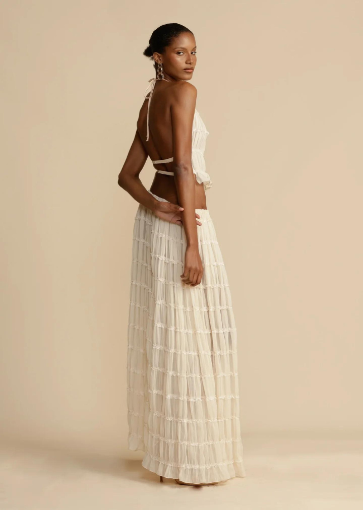 Flora™ | Elegante gonna lunga e top