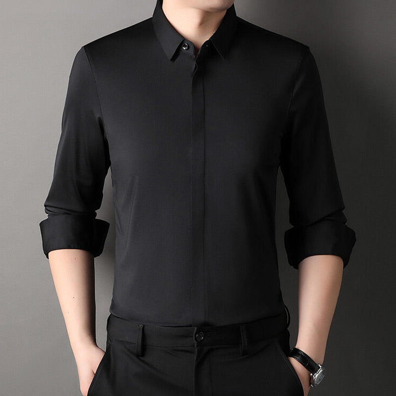 Matteo™ | Camicia Elasticizzata Antipiega da Uomo