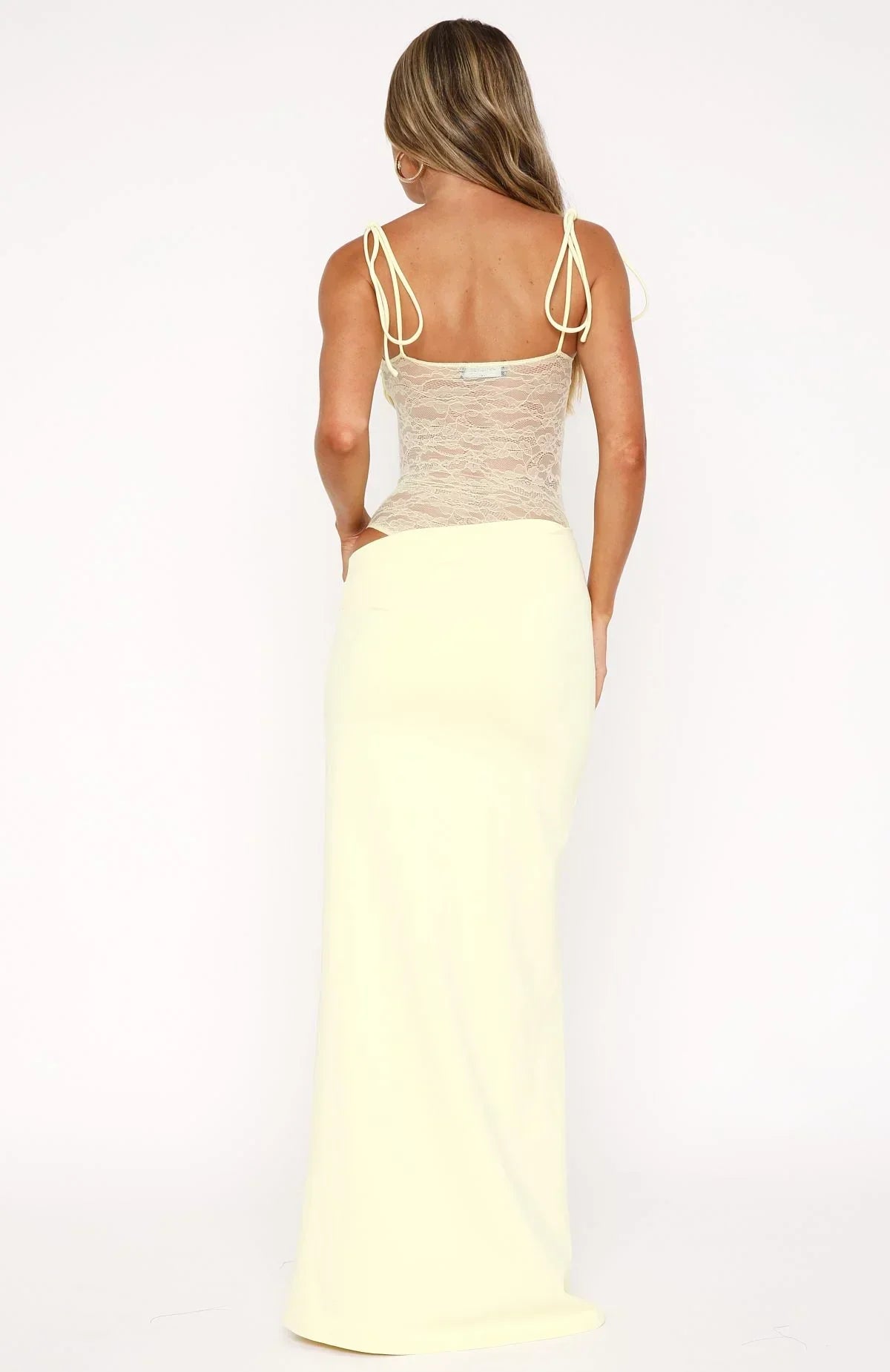 Kalina™ | Maxi Abito con Dettagli in Mesh Eleganti