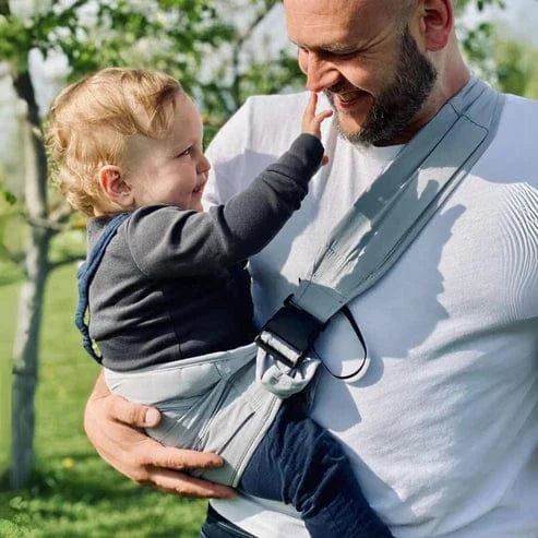Wrap&Go – Sollievo per la tua schiena, comfort per il tuo bambino