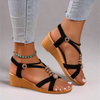 Frederika™ | Sandali con Tacco a Wedge e Lacci alla Caviglia – Eleganti e Confortevoli