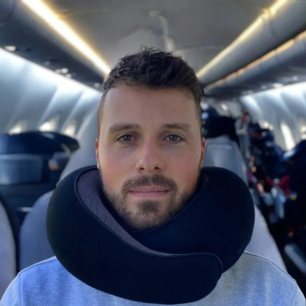 Cuscino da Viaggio Ergo+: Sostegno per il Collo e Rilassamento Totale