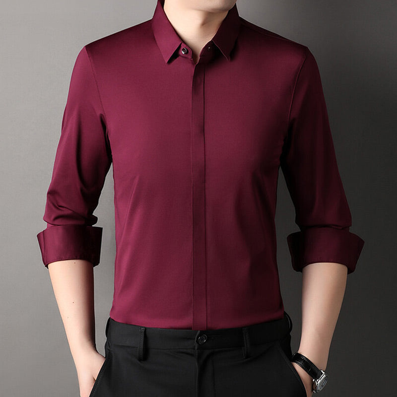 Matteo™ | Camicia Elasticizzata Antipiega da Uomo