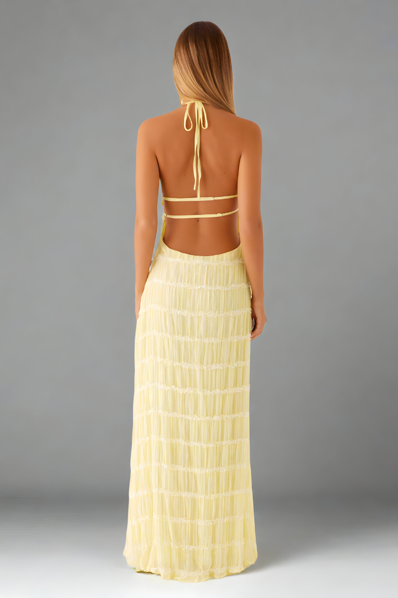 Yara™ | Abito Maxi Halter