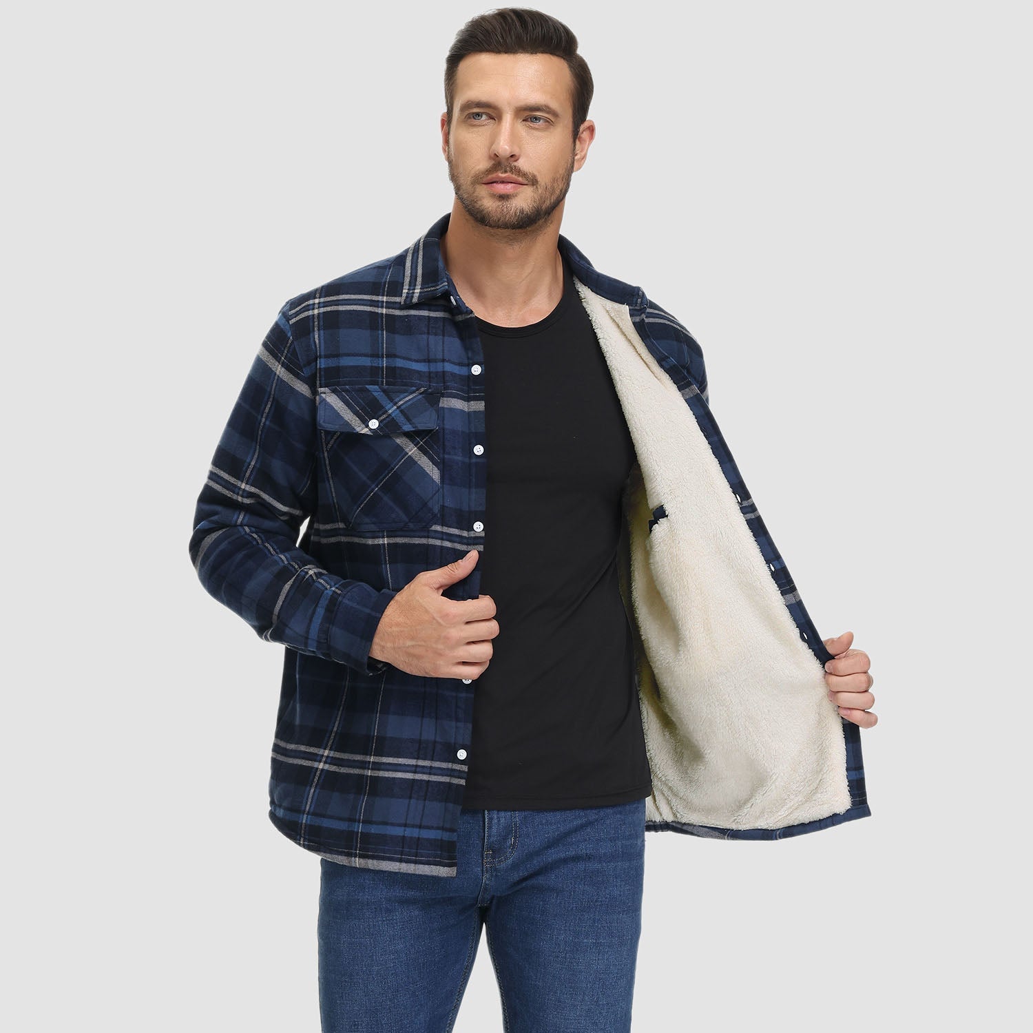 Klaus™ | Giacca a Quadri Foderata