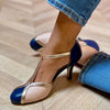 Alessia™ | Colorful and Comfortable T-Strap Décolleté with Round Toe