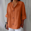 Alina™ | Blusa in Lino Casual
