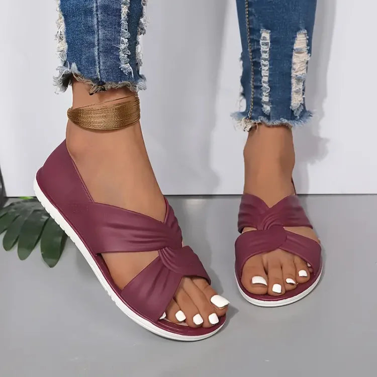 Beatrice | Sandali ortopedici con elegante fiocco