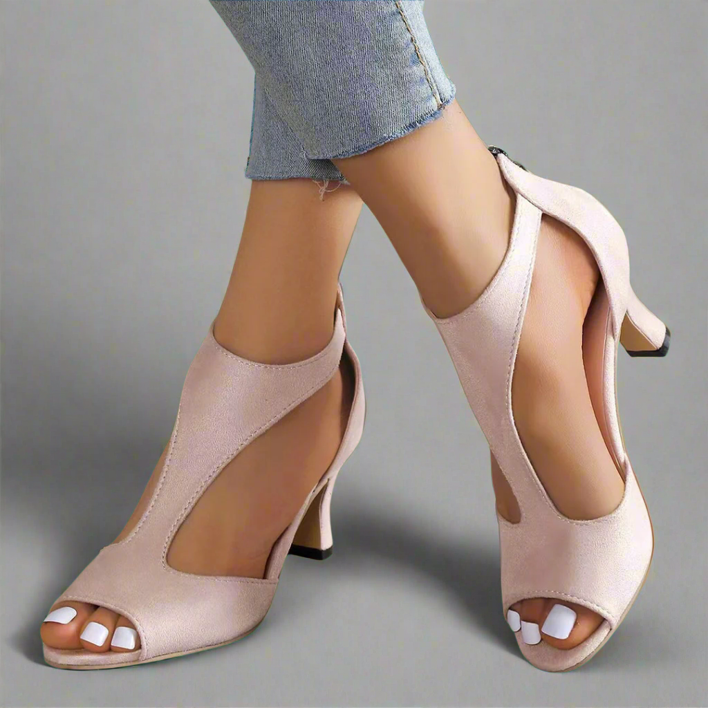 Heidrun | Eleganti Sandali con Tacco Comodi