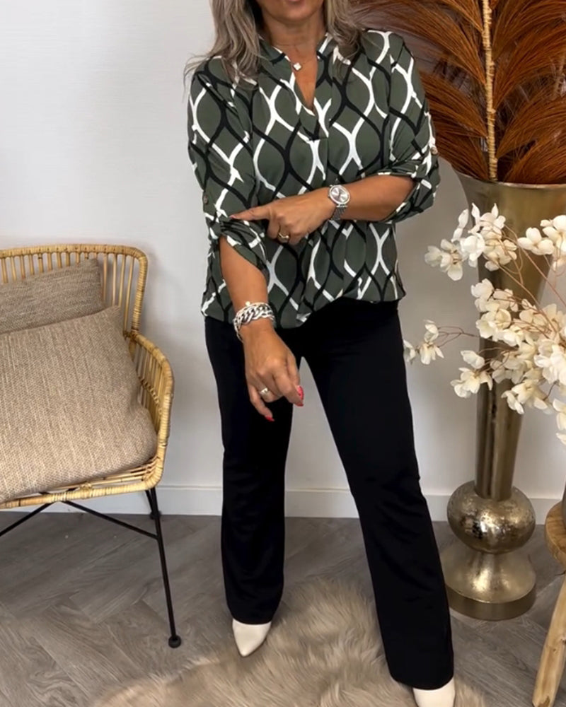 Nora – Blusa con Stampa Grafica