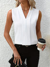 Rebecca™ | Blusa senza maniche a V