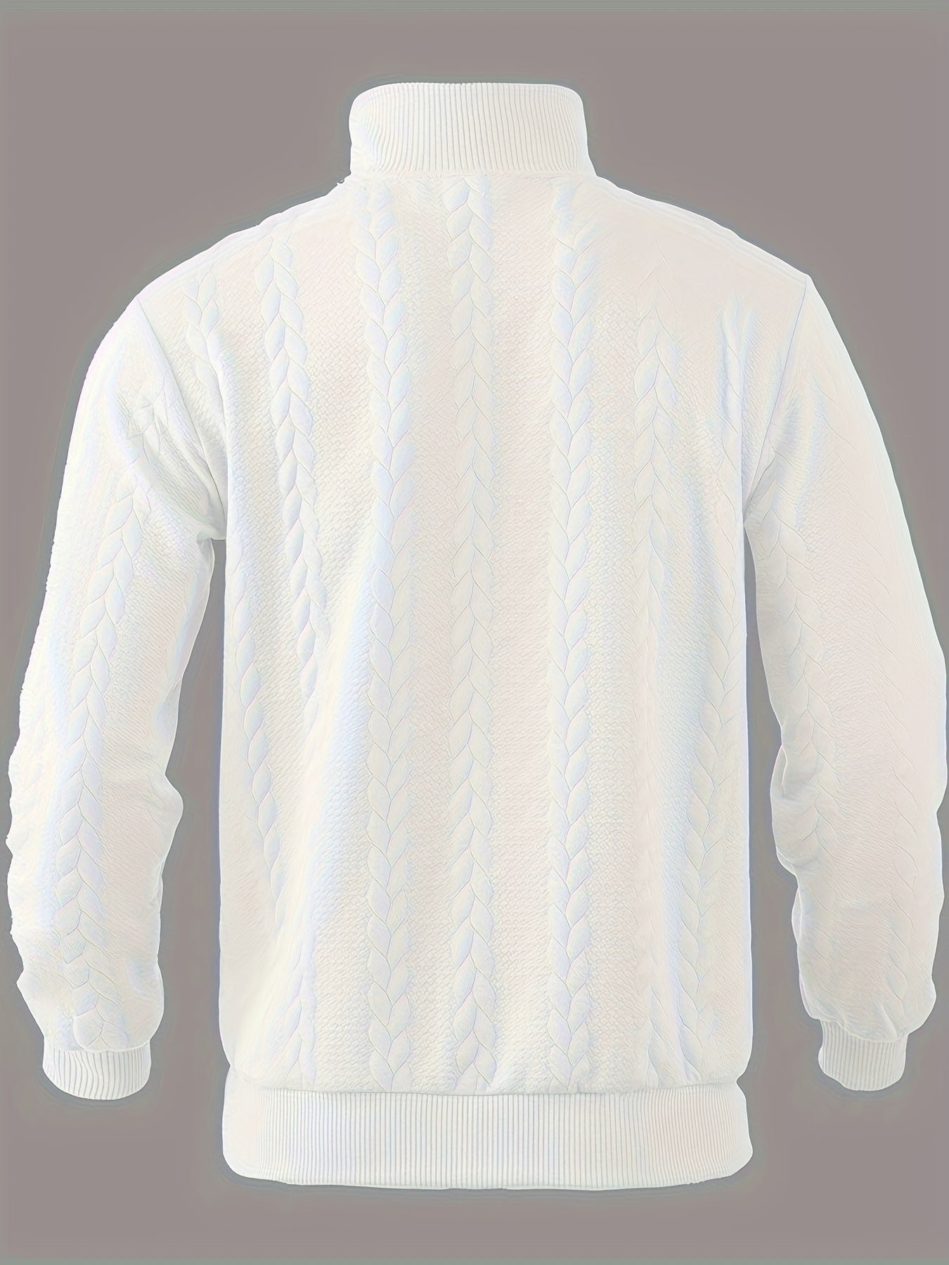 Rafaele™ - Maglione vintage da uomo con chiusura a zip
