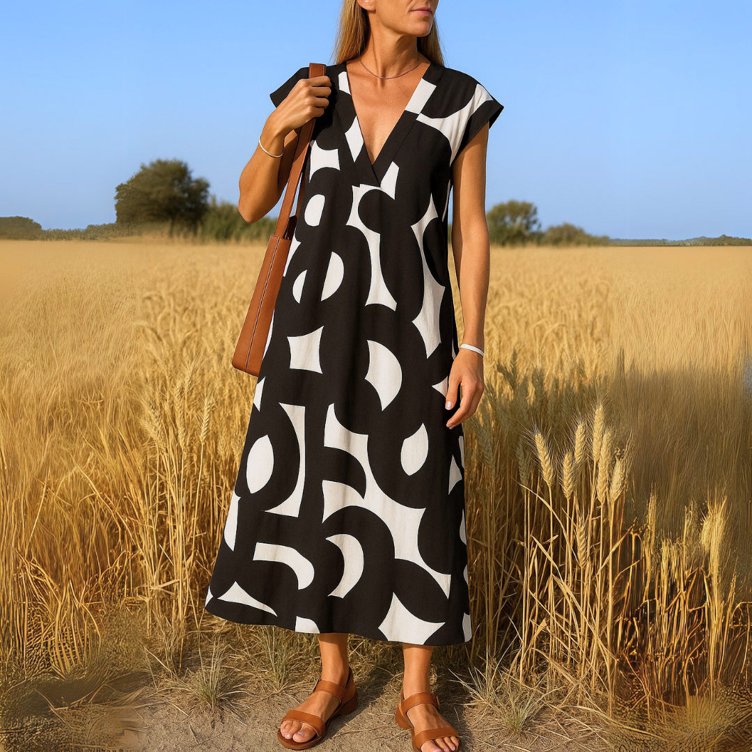 Valérie™ | Vestito estivo con scollatura a V