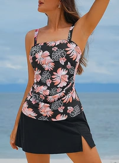 Briella™ Tankini con Collo Quadrato