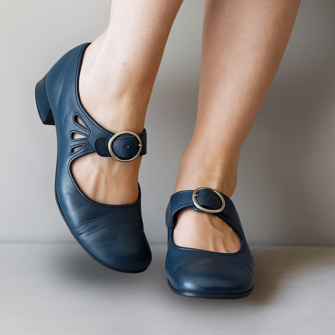 Arianna™ | Sandali ortopedici in pelle con suola comoda