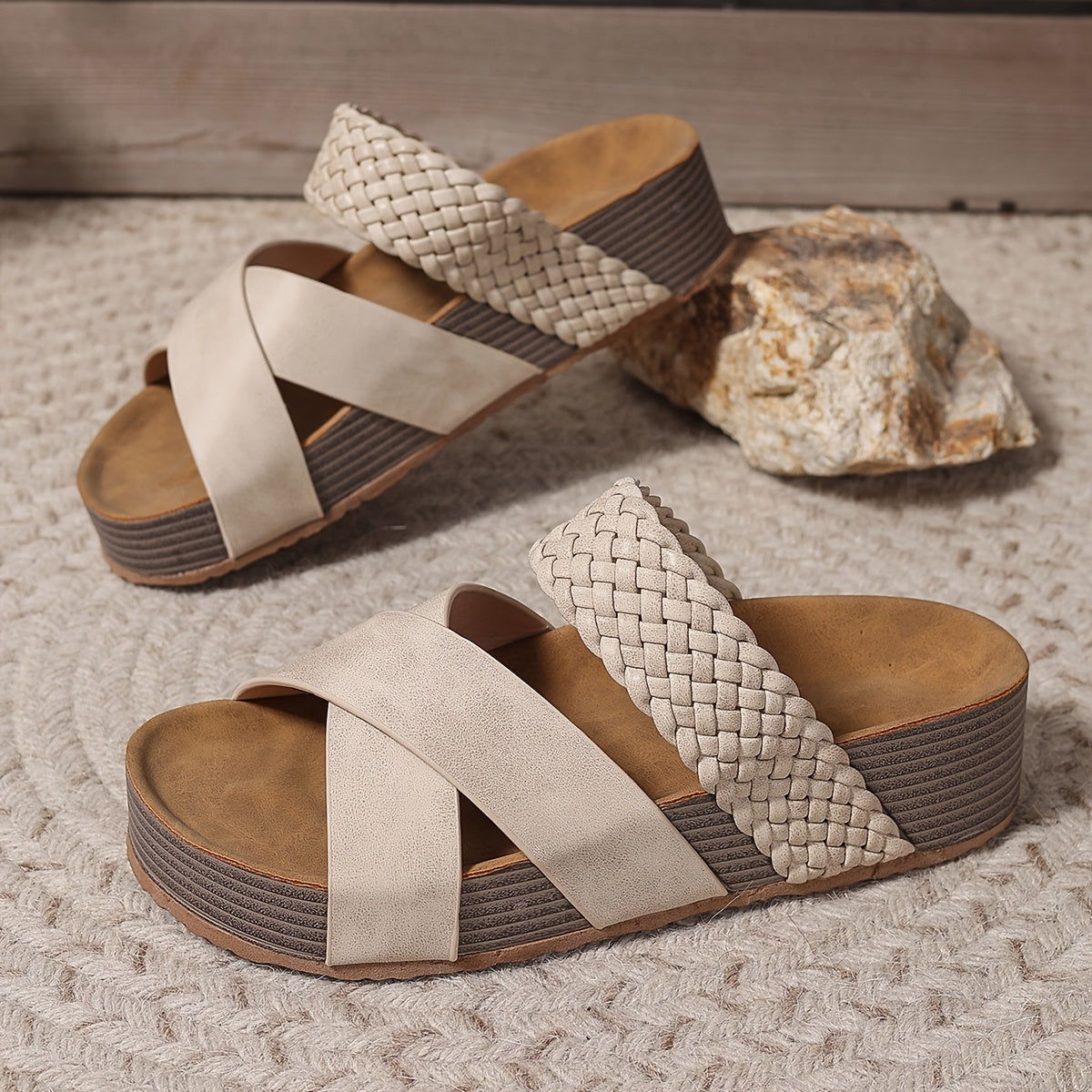 Martine™ | Sandali ortopedici in pelle