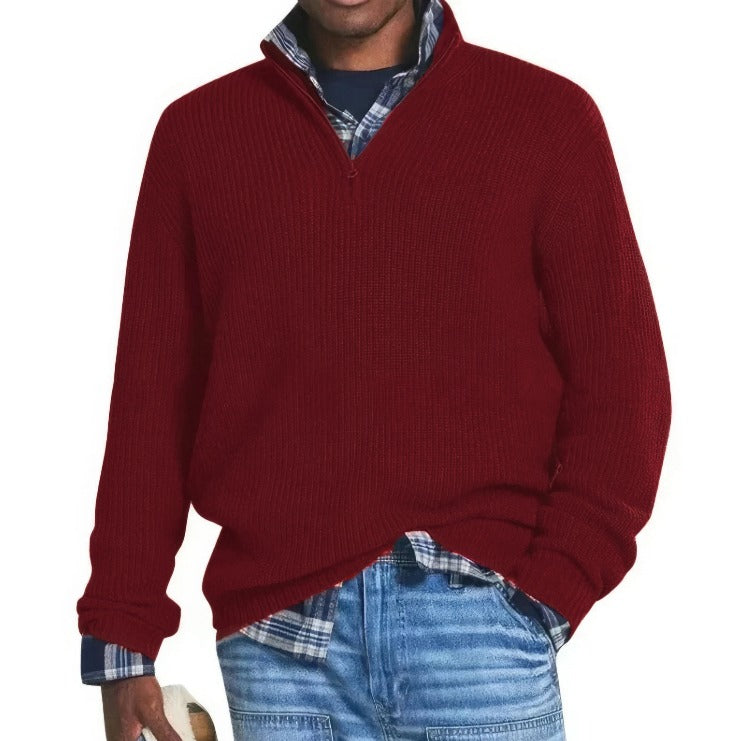 Tony™ | Maglione a Maglia con Zip per Uomo