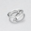 Anello Regolabile Hug in Argento