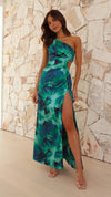 Bregje™ | Abito Maxi con Fiori Cut-Out