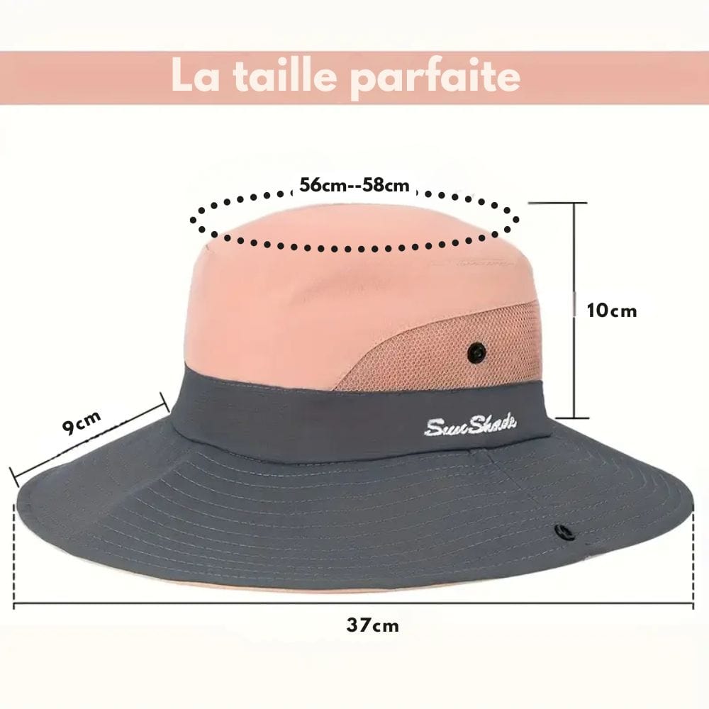 Cappello UV-Protect per Coda di Cavallo