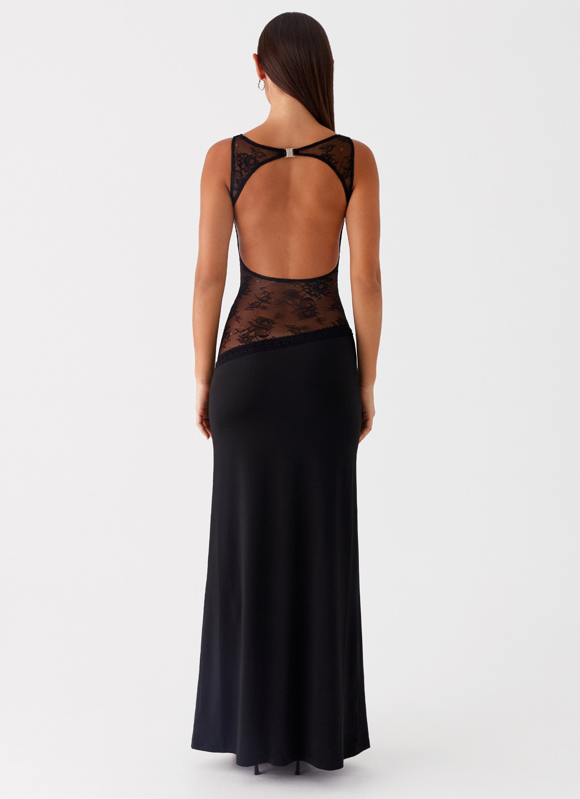 Kalina™ | Maxi Abito con Dettagli in Mesh Eleganti