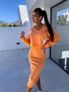 Laurine – Completo Casual con Abito e Felpa
