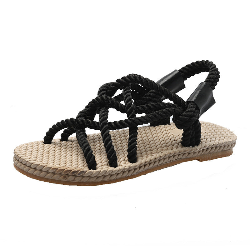 Sandali in corda intrecciata Frederika™