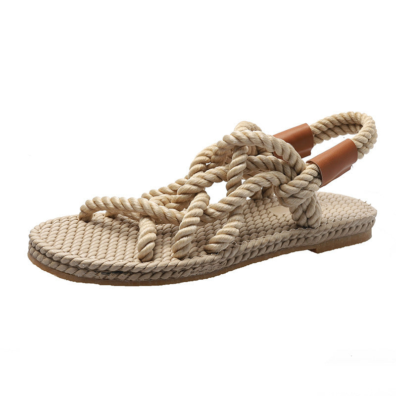 Sandali in corda intrecciata Frederika™