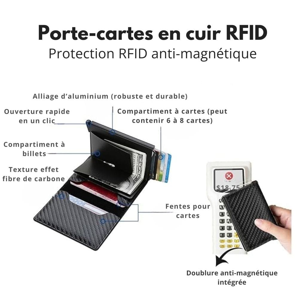 Portafoglio Card+ - Protezione RFID e Massima Organizzazione