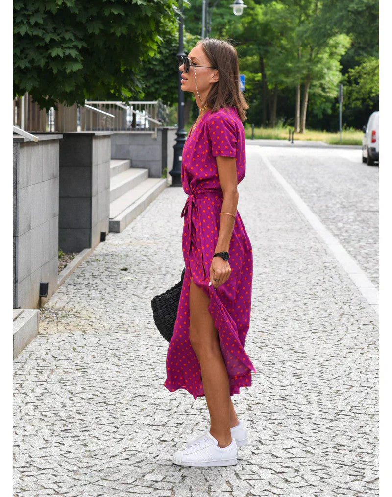 Suzanne | Elegante Abito con Scollo a V