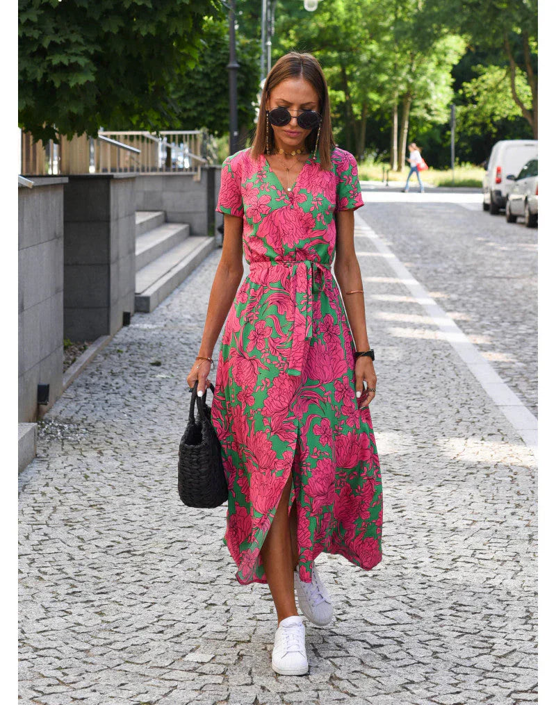 Suzanne | Elegante Abito con Scollo a V