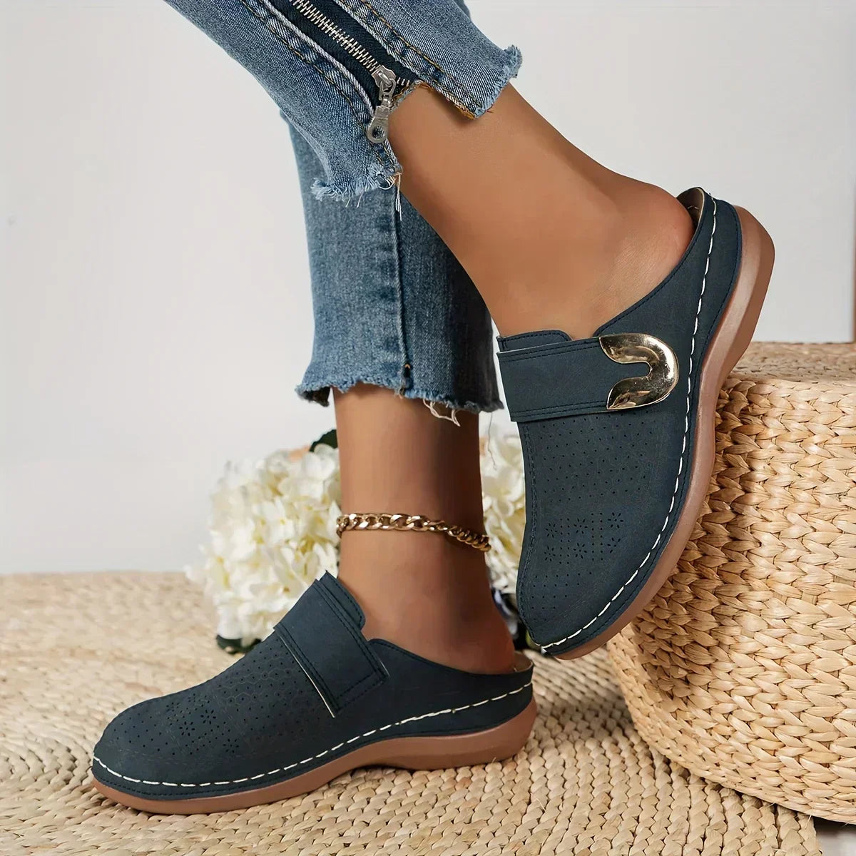 Caprielle™ Sandali con zeppa chic