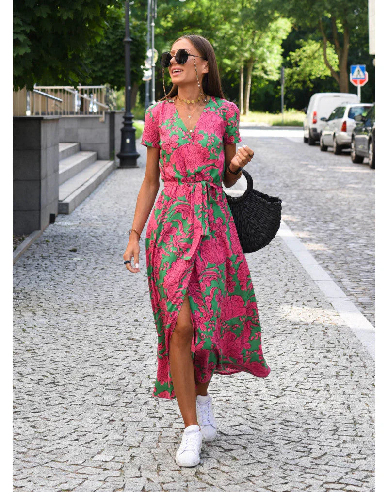 Suzanne | Elegante Abito con Scollo a V