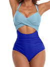 Costume da Bagno Donna con Controllo della Pancia – Alto in Vita e Arricciato