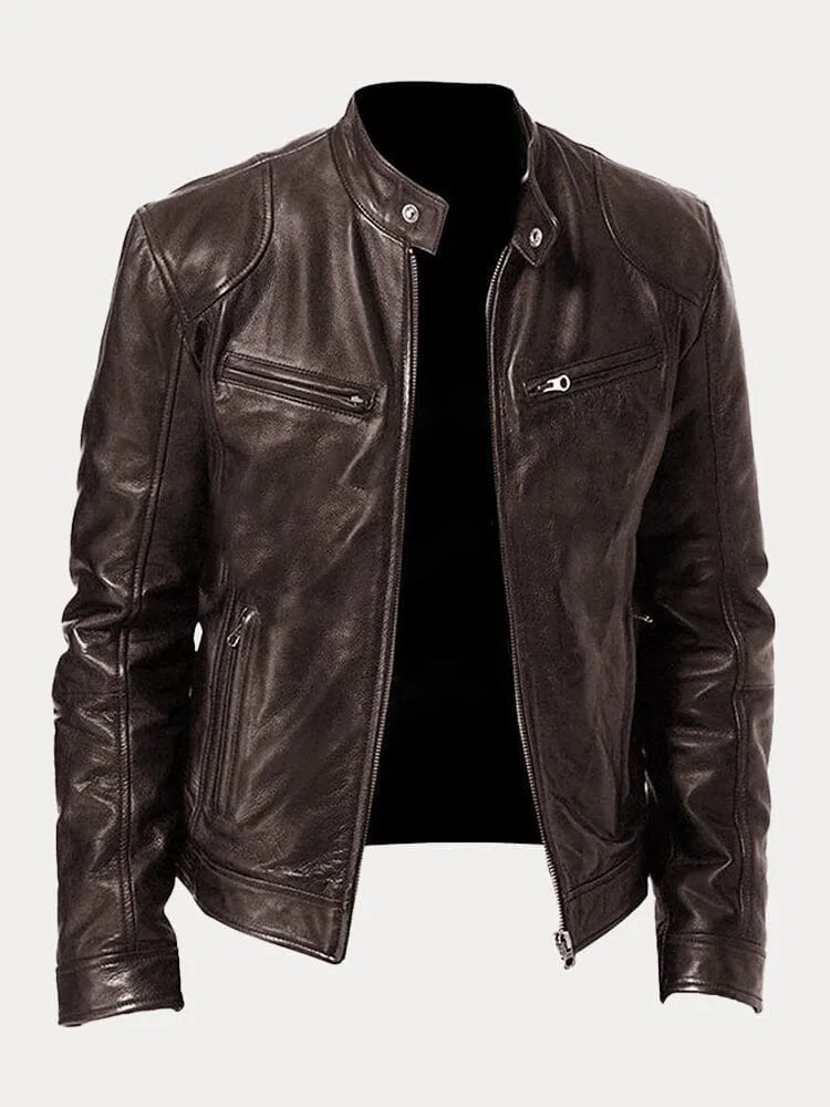 Vincenzo | Giacca casual in pelle