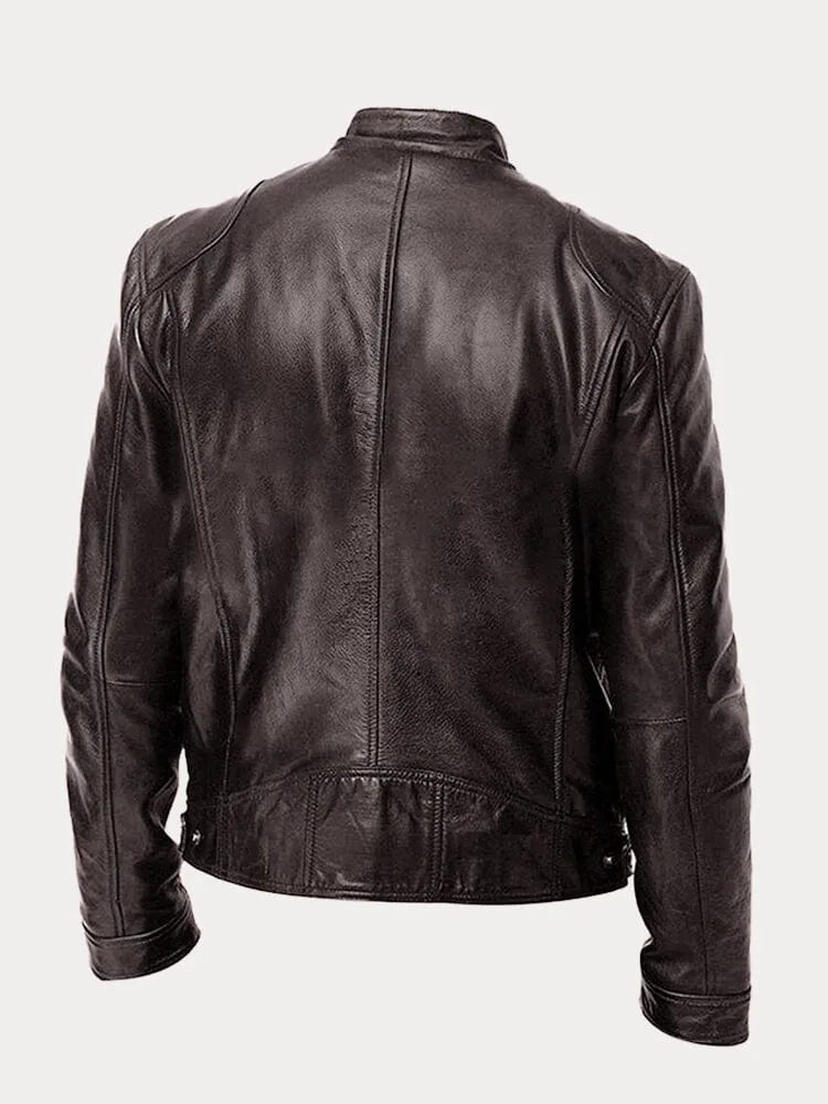 Vincenzo | Giacca casual in pelle
