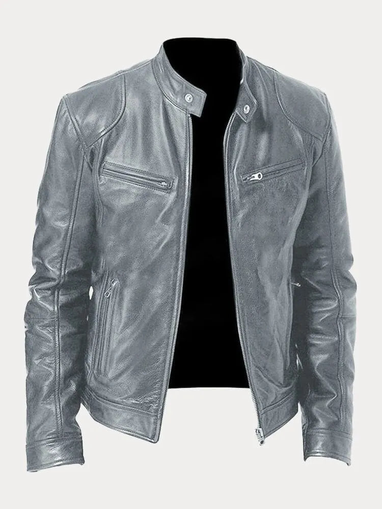 Vincenzo | Giacca casual in pelle